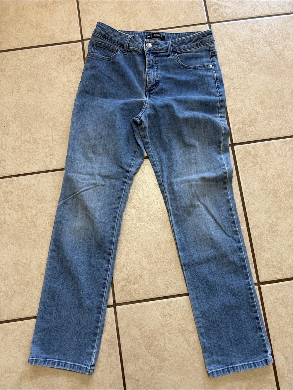 Lee Men's Straight Jeans in Medium Blue Wash